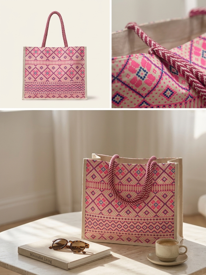 Blush Pattern Bag