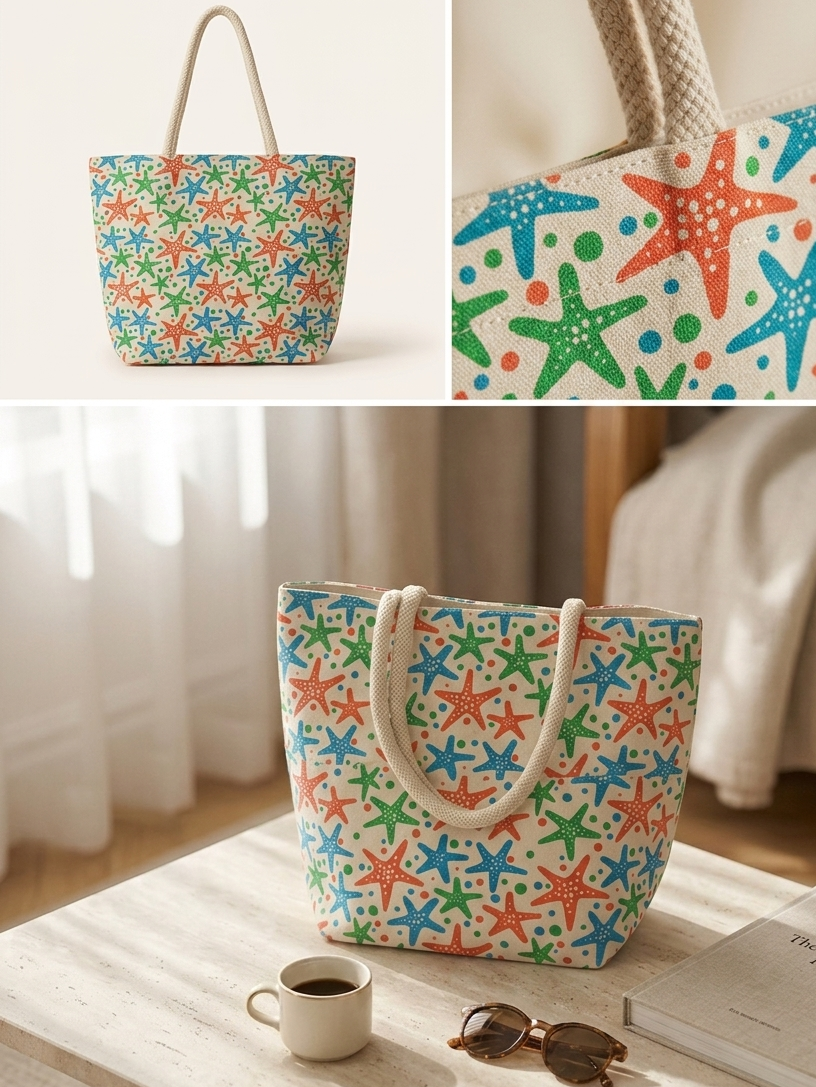 Coastal Star Tote Bag