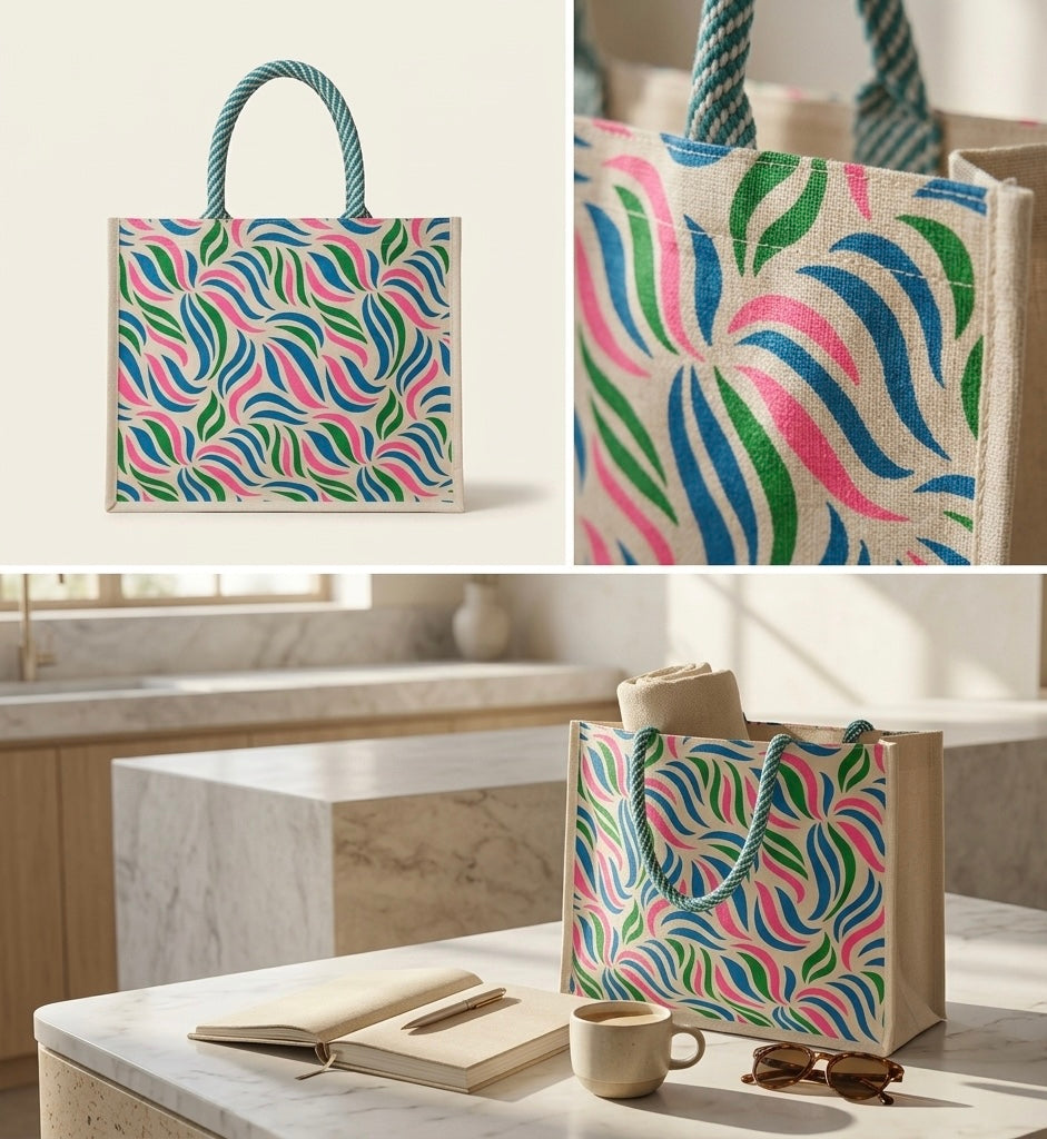Wave Pattern Carry Bag