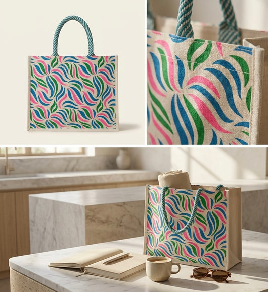 Wave Pattern Carry Bag